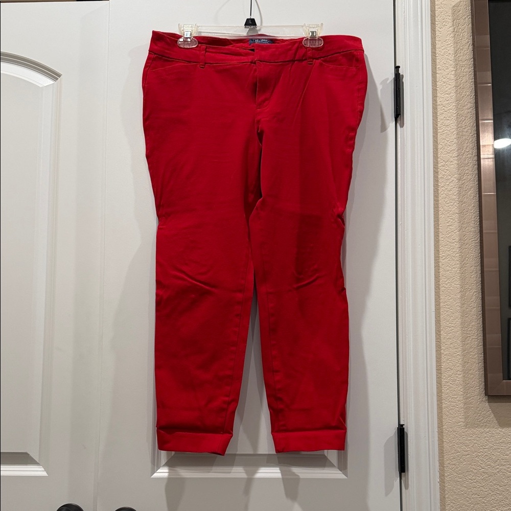 Old Navy Bold Red Trousers